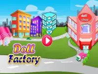 Doll Making Factory - Make-over en verkleedspellen Screen Shot 0