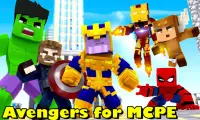 Addon Avengers Superheroes For Minecraft PE Screen Shot 1