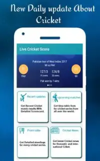 Cricket LIVEscores Screen Shot 2