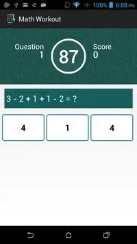 Math Workout Screen Shot 5