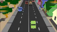 Traffic Racing : Blocky Screen Shot 1
