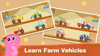 Dinosaur Farm Truck Drive Game Screen Shot 0