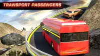 Mountain Road Bus Driving Game Screen Shot 2
