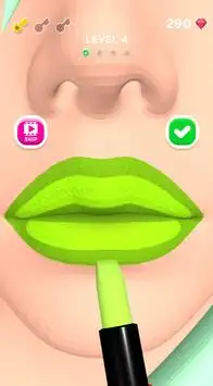 Lip Art !! 3D Screen Shot 7