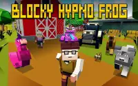 Blocky Hypno 개구리 시뮬레이터 - 최면술과 장난! Screen Shot 0