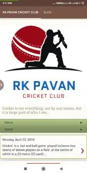 Rk Pavan Cricket Club Screen Shot 0