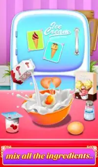 Musim panas Ice Cream Maker: Anak Food Truck Screen Shot 8
