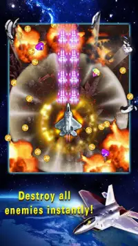 Fighter Jets All Star: Real Space War Shooter Game Screen Shot 1