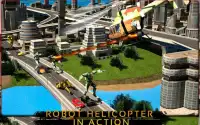हेलीकॉप्टर रोबोट परिवर्तन Screen Shot 10