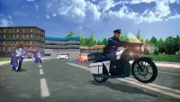 Simulator Sepeda Polisi Lalu Lintas 3D Screen Shot 1