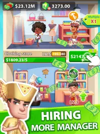 Idle mall tycoon - juego del imperio empresarial Screen Shot 5