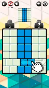 Sliding Tiles Puzzle Screen Shot 2