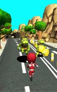 Subway Ranger Dash : Ninja Power Run Screen Shot 7