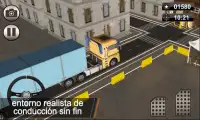 simulado de parque de camiones Screen Shot 0