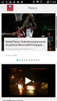 MLive.com: Pistons News Screen Shot 0