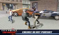 conductor de policía de ciudad del crimen contra Screen Shot 3