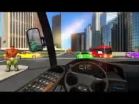 Superhero Mega Bus Transport Simulator Screen Shot 4