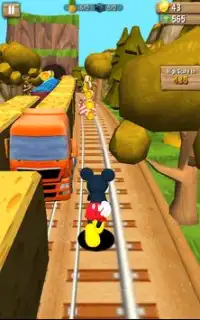 subway mickey endless eunner mouse 3D adventure Screen Shot 4