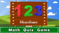Math Game - Fast Quiz Screen Shot 1
