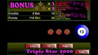 Triple Star 2000 Video Poker Screen Shot 3