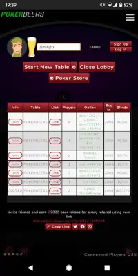 PokerBeers Screen Shot 3