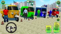 Auto rickshaw driving game 3D Screen Shot 5