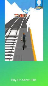 पहाड़ी धावक - नि: शुल्क कूल ज़ोंबी रन 3 डी गेम Screen Shot 3