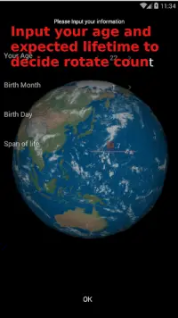 Rotate the Earth! Screen Shot 0