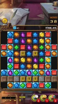 Jewels Magic Quest : Match 3 Puzzle Screen Shot 6
