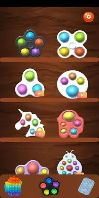 Pop It Fidget 3D y Simple Dimple Antistress Game Screen Shot 3