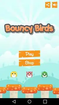 Bouncy Birds Screen Shot 1