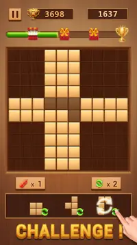 Wood Block - Classic Block Puzzle Game Screen Shot 2