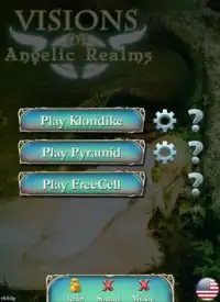 Solitaire: Angelic Realms Screen Shot 1