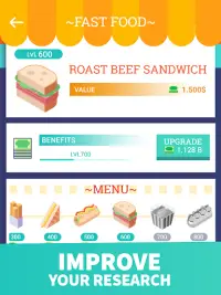 Idle Food Empire Tycoon - Open Your Restaurant Screen Shot 7