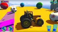 Farm Animal Tractor: Superhero Driving Games Screen Shot 1
