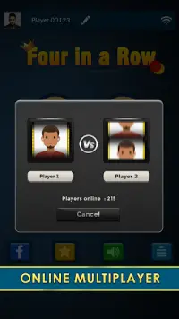Match 4 in a row :  Multiplayer game Screen Shot 4