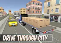 البضائع سائق شاحنة محاكاة Screen Shot 10