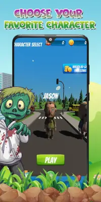 Zombump: Zombie Endless Runner Screen Shot 5