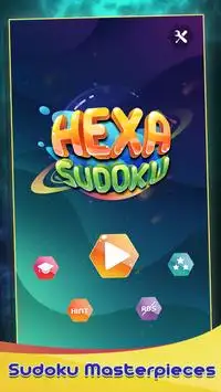 Space Hexa Sudoku - Future Sudoku Games Screen Shot 0