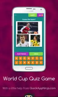 Fifa world cup 2018 quiz game Screen Shot 0