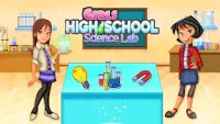 معمل العلوم بالمدرسة الثانوية للبنات: ألعاب عالم Screen Shot 4