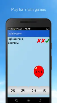 Math Game - Unlimited Math Practice Screen Shot 3