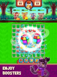 Cat Heroes - Match 3 Puzzle Screen Shot 10