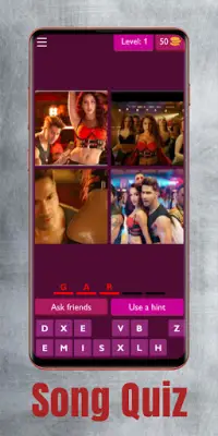 Song Quiz🎧Bollywood Music Game🎹Guess the Song Screen Shot 1