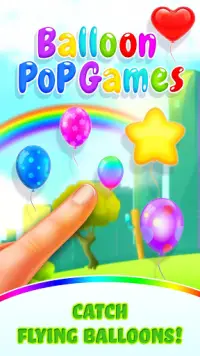 गुब्बारे पॉपिंग - बच्चों के लिए खेल Screen Shot 0