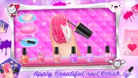 Hi Kitty Nail Salon Screen Shot 1