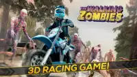 мотоцикл гонка vs злой зомби Screen Shot 7