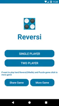 Reversi - Resmi Othello Masa Oyunu Screen Shot 0