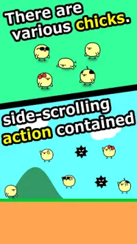 Feed Chicks! - weird cute game Screen Shot 3