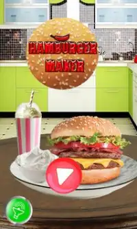 ハンバーガーメーカー - 子供のゲーム Screen Shot 0